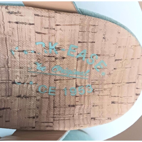 Kork Ease Myrna Lt Blue Suede 2.0 Platform Wedge Sandal w Ankle Strap Sz 11M - Picture 6 of 12